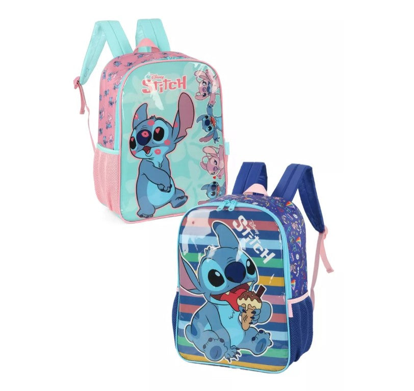 Mochila de Costas Escolar Disney Stitch Luxcel
