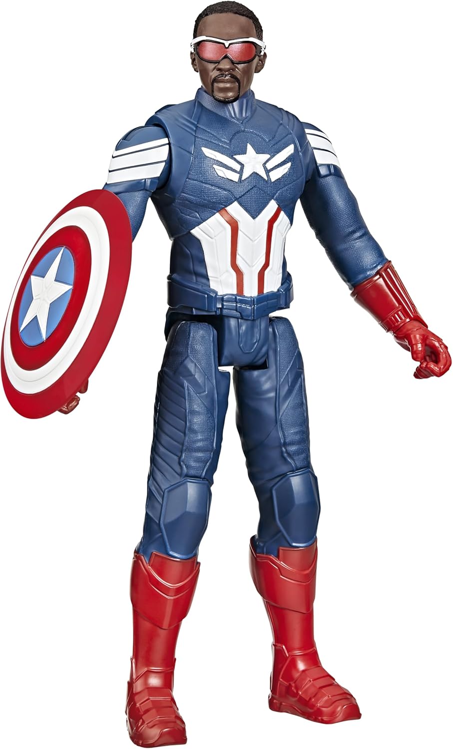 Boneco Capitão América Admirável Mundo Novo Titan Hero Series