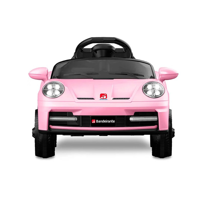 Carro Elétrico 12 Volts Infantil Sport Car R/C Rosa - Bandeirante