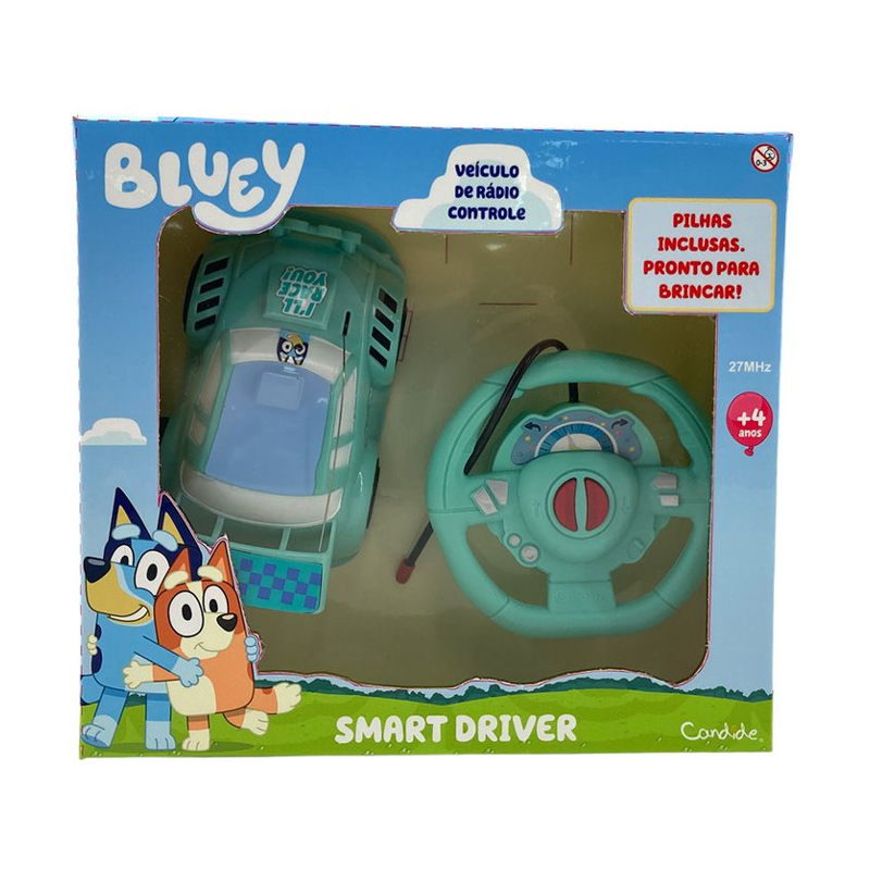 Carrinho de Controle Remoto Bluey Smart Driver - Candide