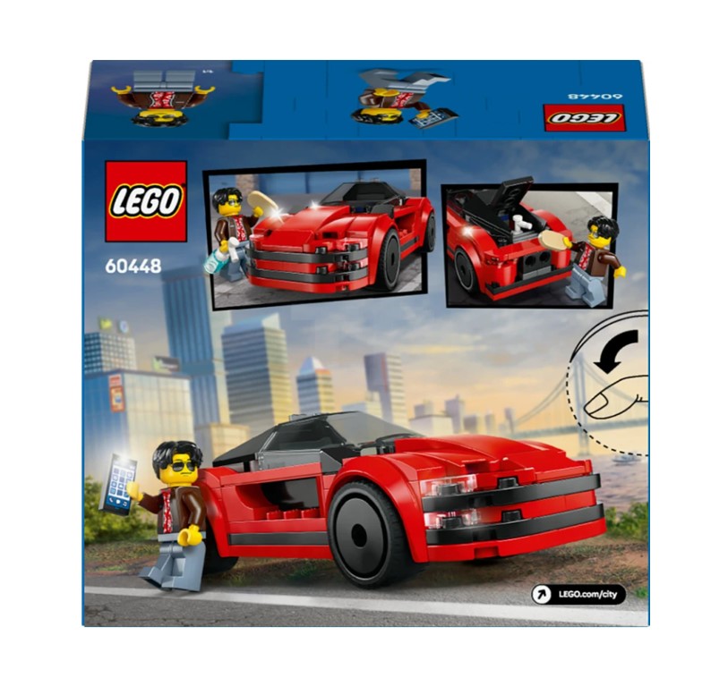 Lego City Carro Esportivo Vermelho 60448