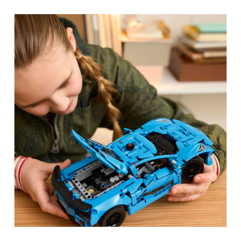 Lego Technic Chevrolet Corvette Stingray Azul - 42217