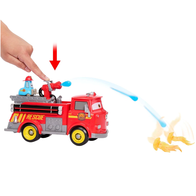 Caminhão de Bombeiro Ruivo e Guido Carros Disney - Mattel
