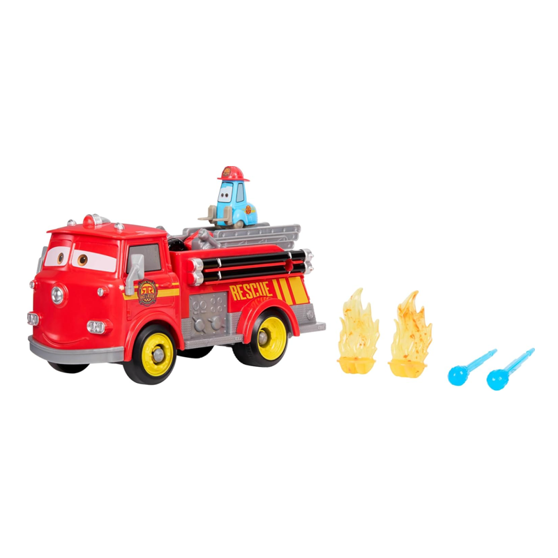 Caminhão de Bombeiro Ruivo e Guido Carros Disney - Mattel