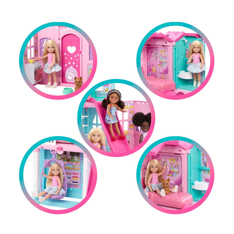 Barbie Chelsea Casa de Bonecas Transformável - Mattel