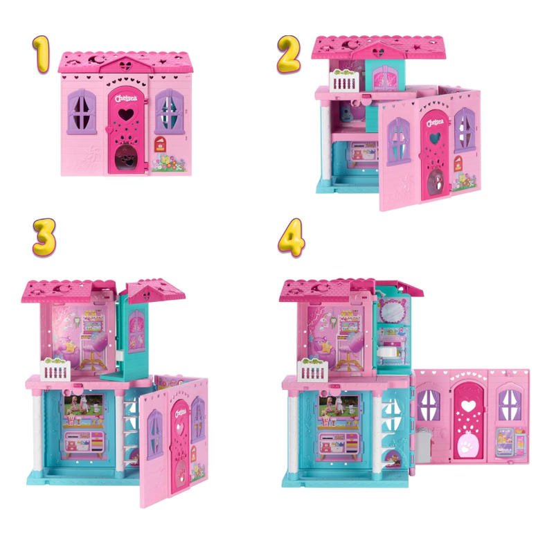 Barbie Chelsea Casa de Bonecas Transformável - Mattel