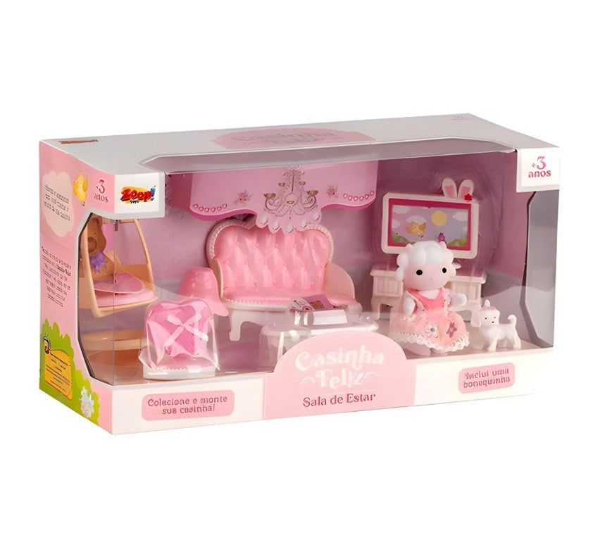 Casinha Feliz Conjunto Sala de Estar - Zoop Toys ZP01058