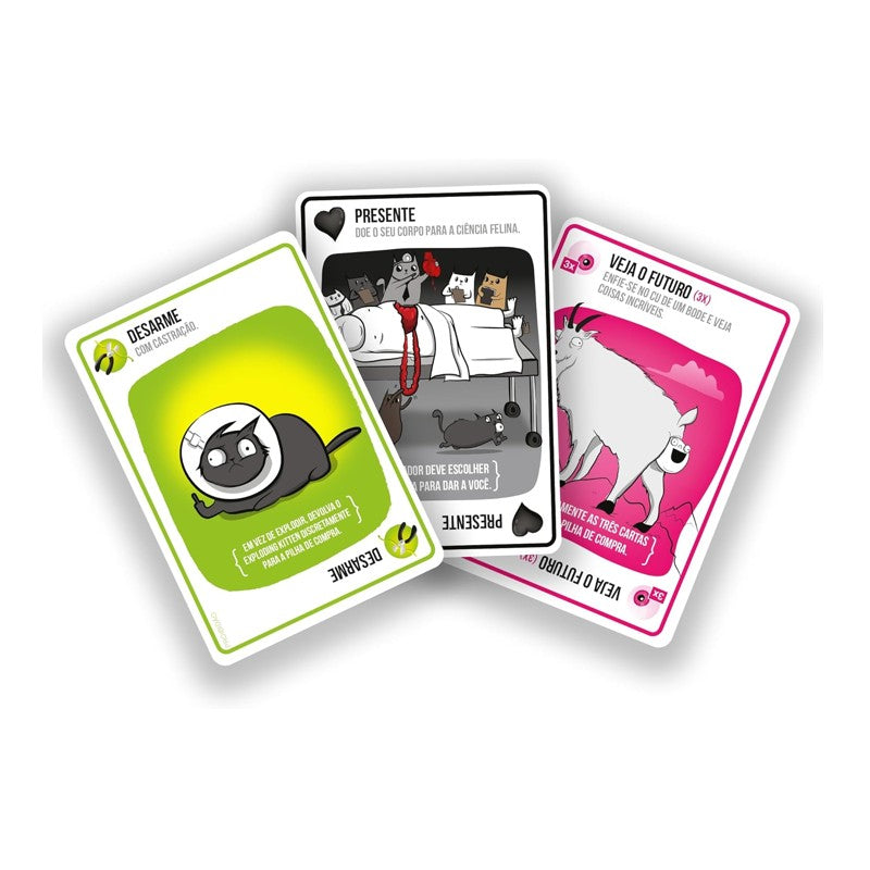 Jogo de Cartas Exploding Kittens Proibidão - Galapagos