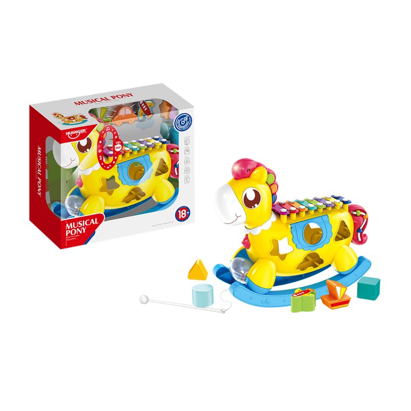 Brinquedo Musical Cavalinho com Luz e Som - Shiny Toys