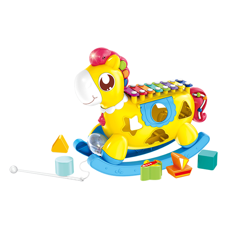 Brinquedo Musical Cavalinho com Luz e Som - Shiny Toys
