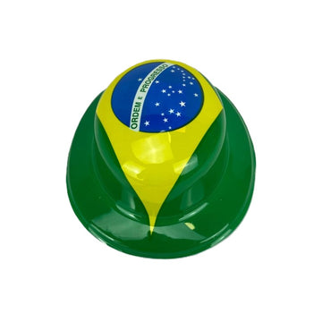 Kit com 50 Chapéus Personalizado Bandeira do Brasil - Art Brink