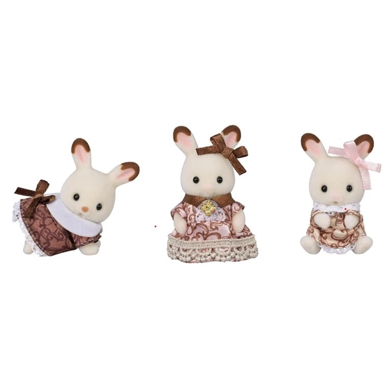 Conjunto Aniversario Familia Coelho Chocolate - Epoch