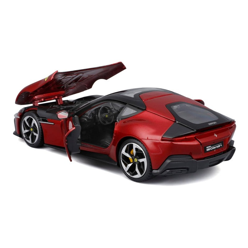 Miniatura Ferrari 12Cilindri 830CV 1:24 com Abertura de Portas - Burago