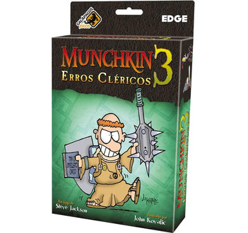 Jogo de Cartas Expansão Munchkin 3 Erros Cléricos - Galápagos