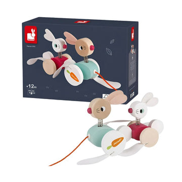 Coelho Para Passear com Rodinhas - Janod