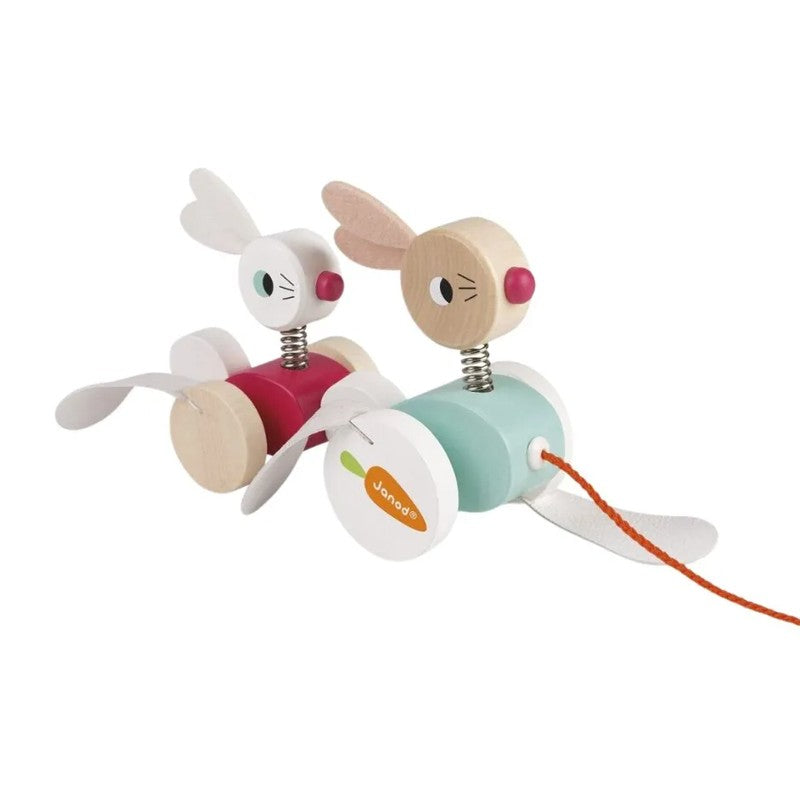 Coelho Para Passear com Rodinhas - Janod