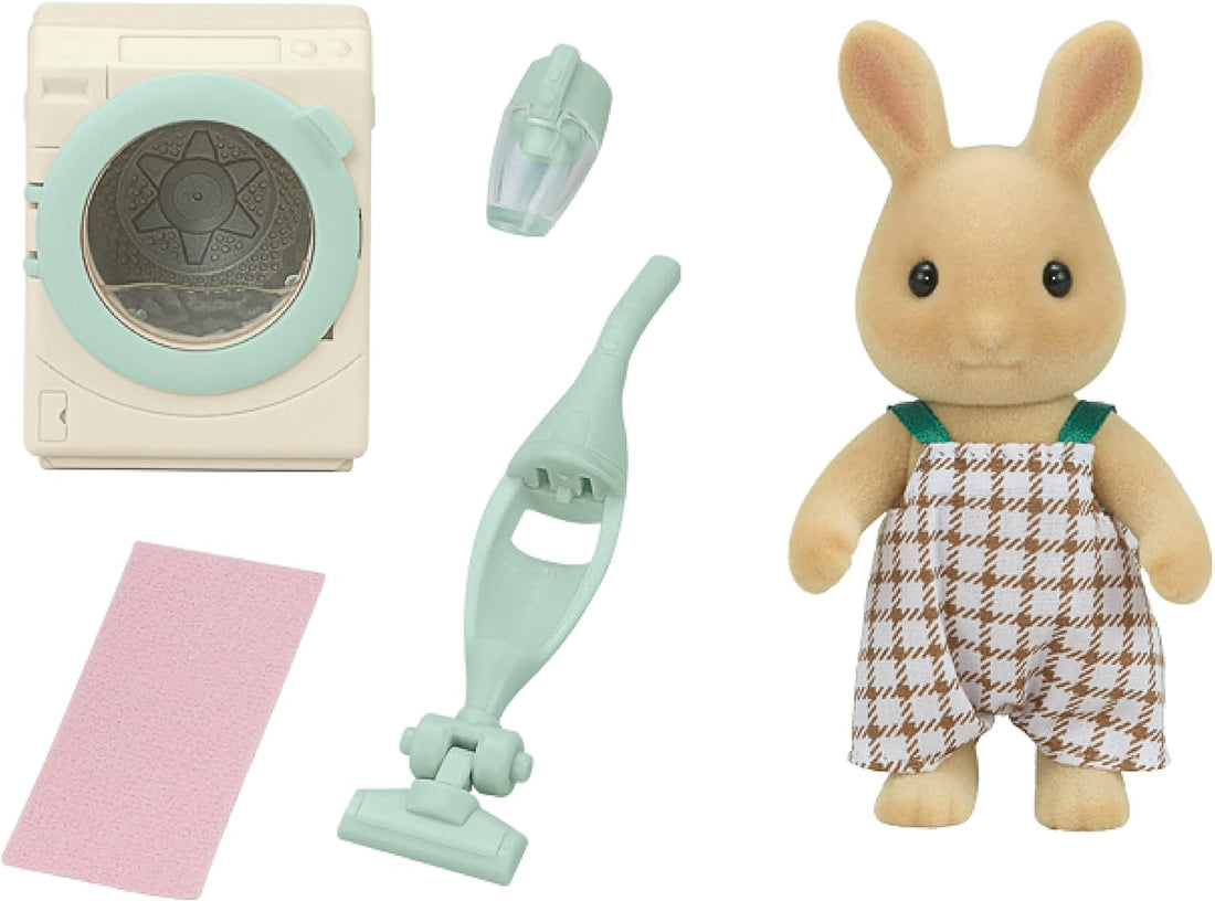 Sylvanian Families Lavagem e Limpeza Papai Coelho Raio de Sol - 5549