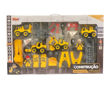 Kit Mega Construção Infantil Monta e Desmonta - Zoop Toys