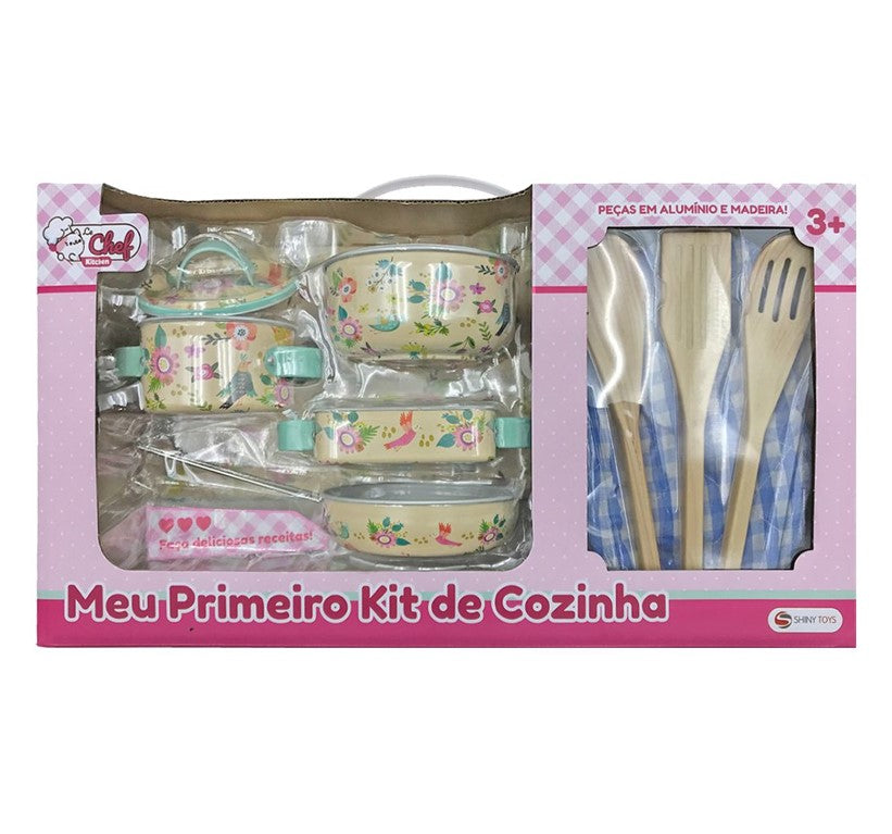 Conjunto Meu Primeiro Kit de Cozinha Infantil - Shiny Toys