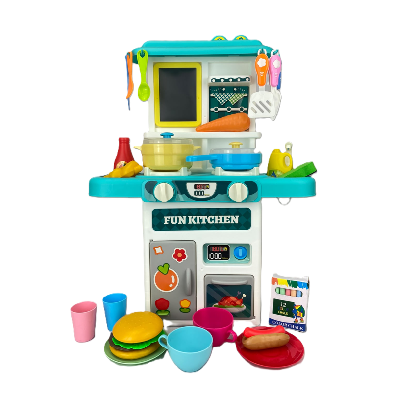 Conjunto Cozinha Infantil 50 Peças com Luz e Som - Brink Center
