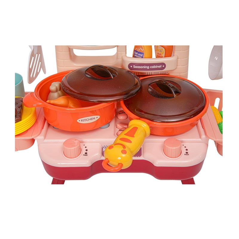 Mini Cozinha Divertida 34 Peças Casa Encantada Vermelho - Zippy