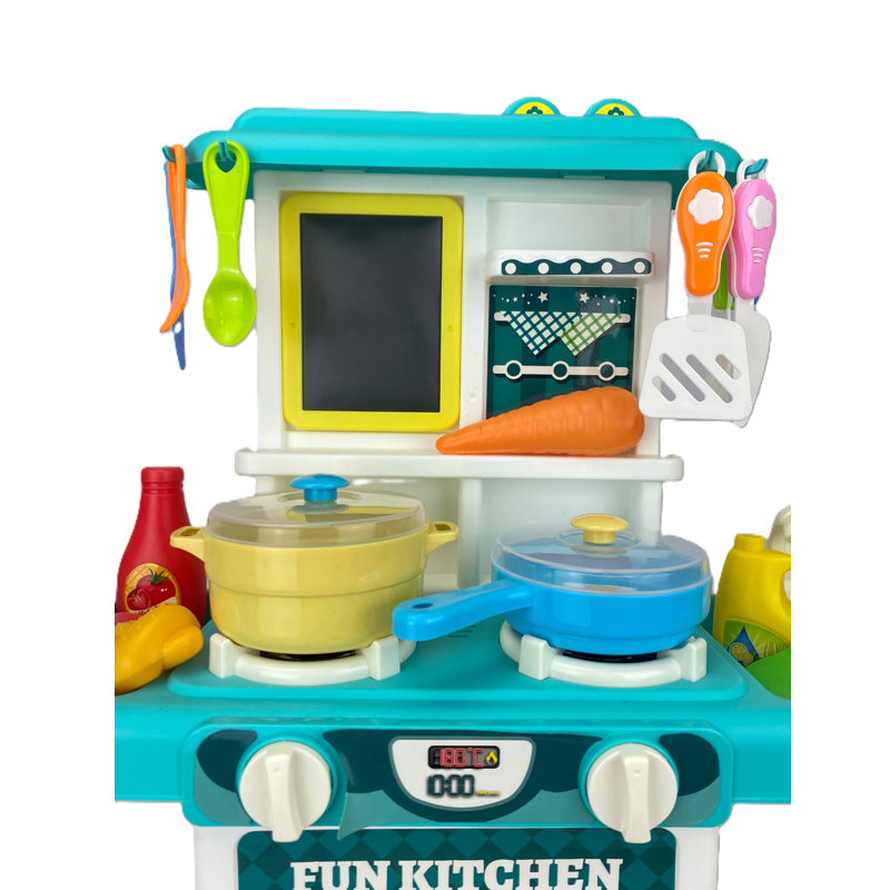 Conjunto Cozinha Infantil 50 Peças com Luz e Som - Brink Center