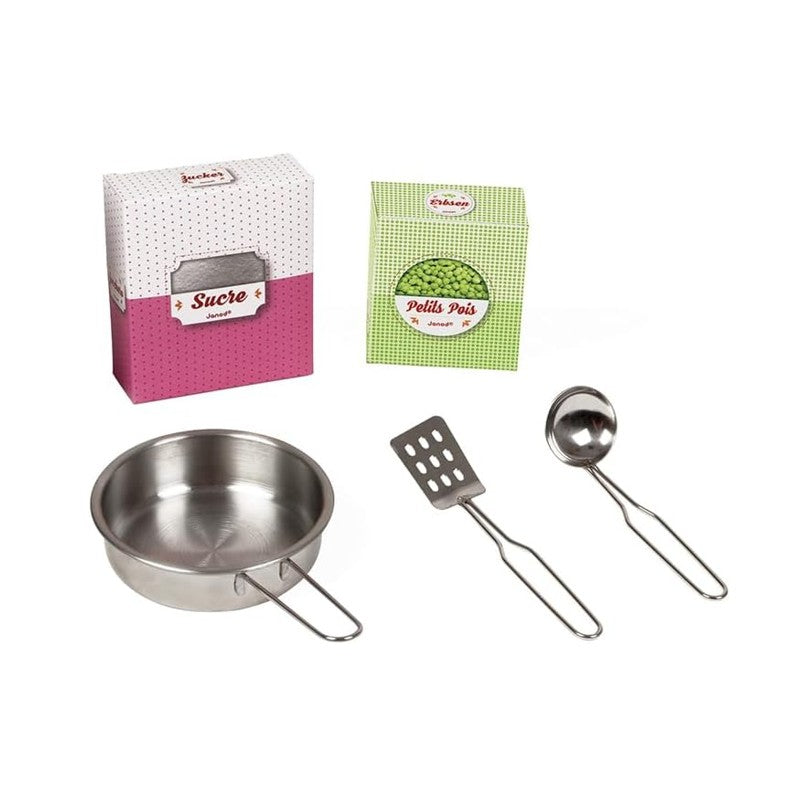 Cozinha Infantil de Madeira Macaron Rosa - Janod