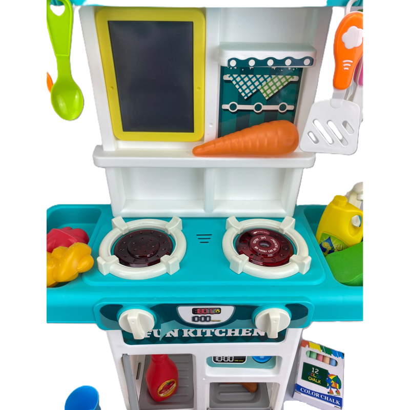 Conjunto Cozinha Infantil 50 Peças com Luz e Som - Brink Center