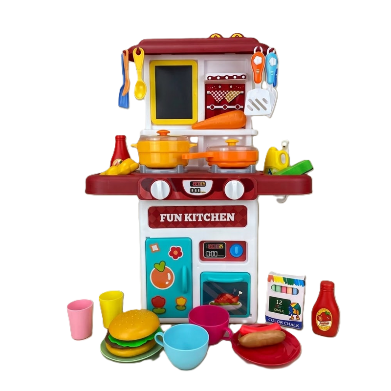 Conjunto Cozinha Infantil 50 Peças com Luz e Som - Brink Center