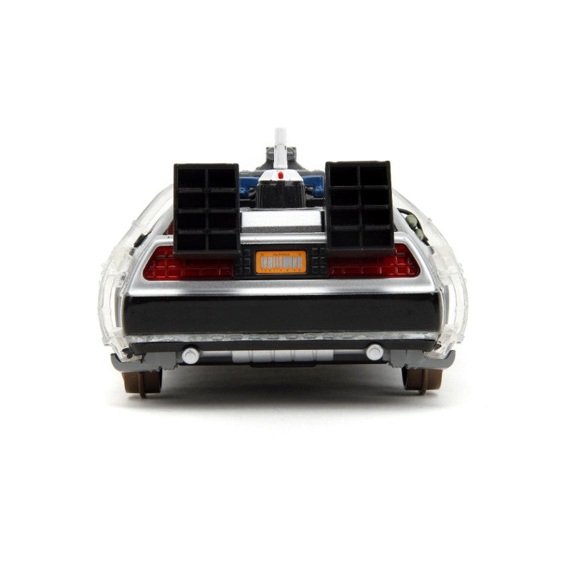Miniatura 1:24 Carro De Volta Para o Futuro 3 com Luz - Jada