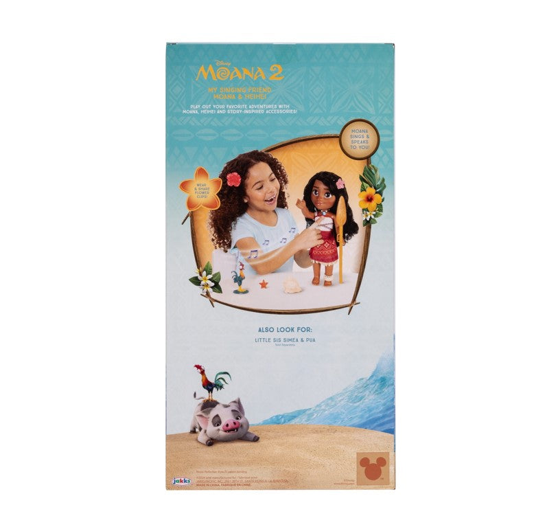 Figura Deluxe Disney Moana 2 Com Acessórios e Som - Sunny