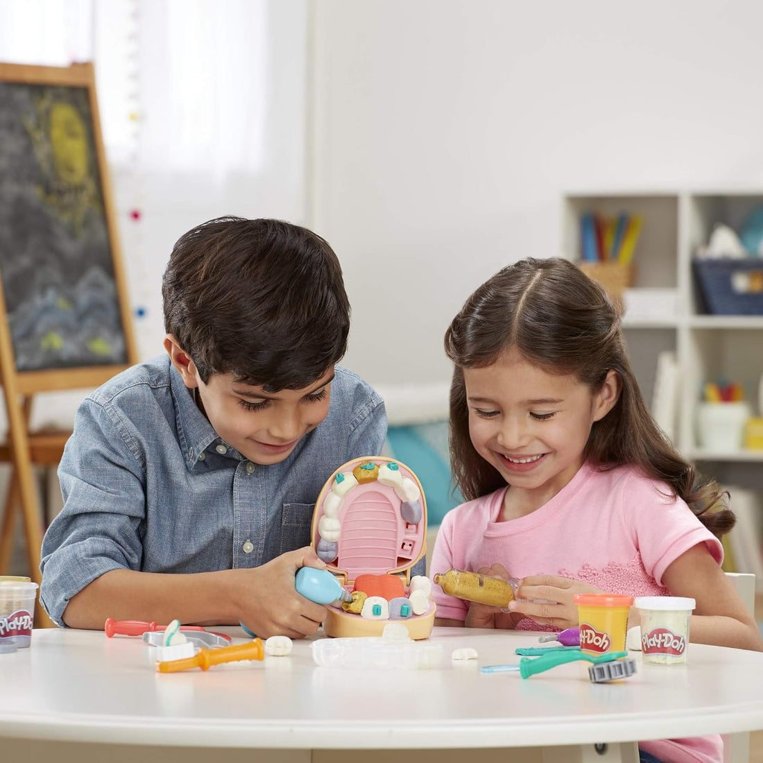 Conjunto Massinha Play-Doh Brincando de Dentista