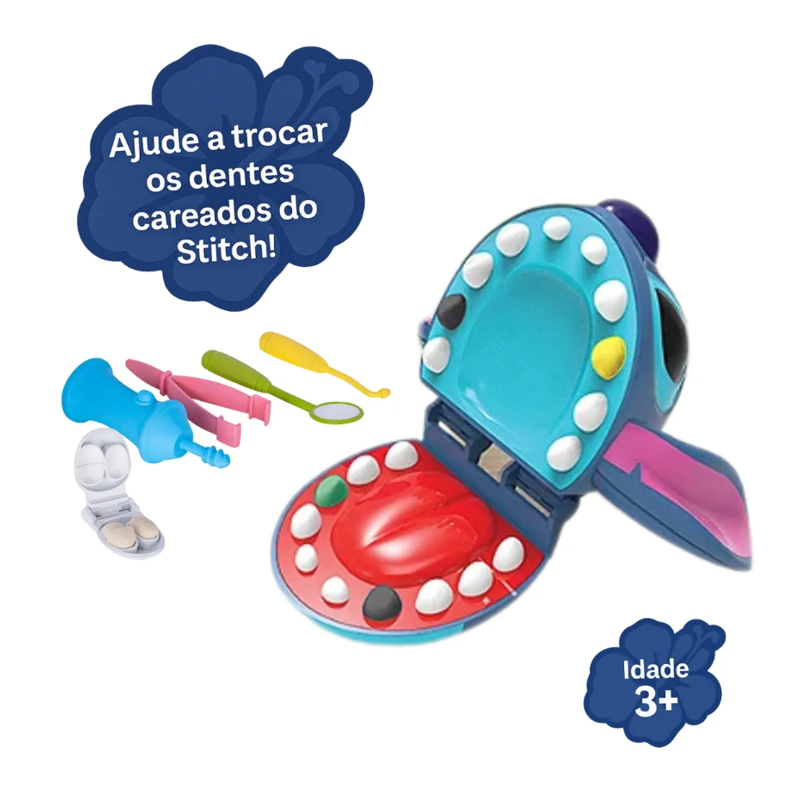 Brinquedo Stitch Dentista Disney - Cotiplas