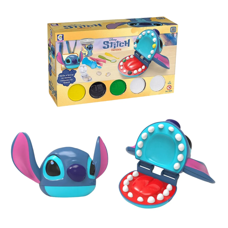 Brinquedo Stitch Dentista Disney - Cotiplas