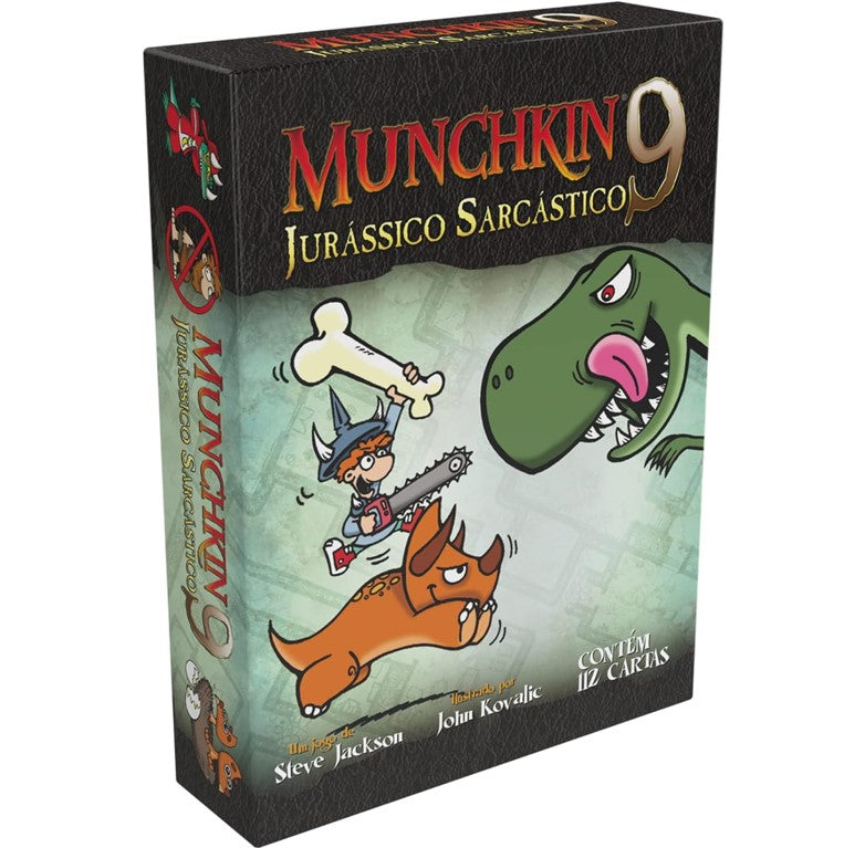 Jogo de Cartas Expansão Munchkin 9 Jurássico Sarcástico - Galápagos