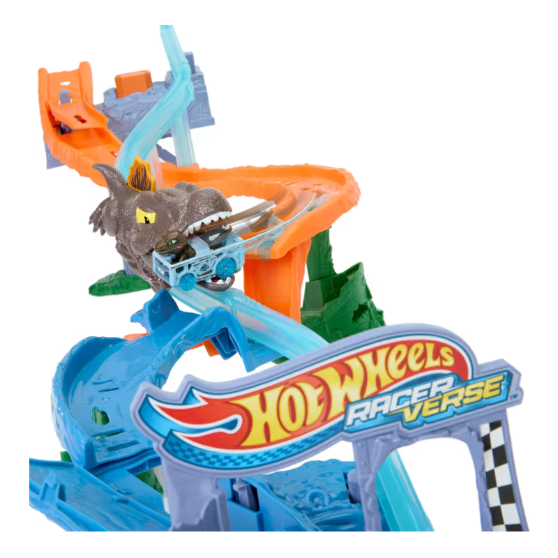 Hot Wheels Racerverse Pista Jurassic Word - Mattel