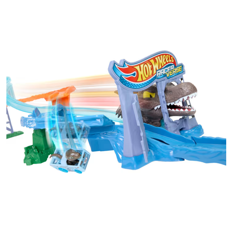 Hot Wheels Racerverse Pista Jurassic Word - Mattel