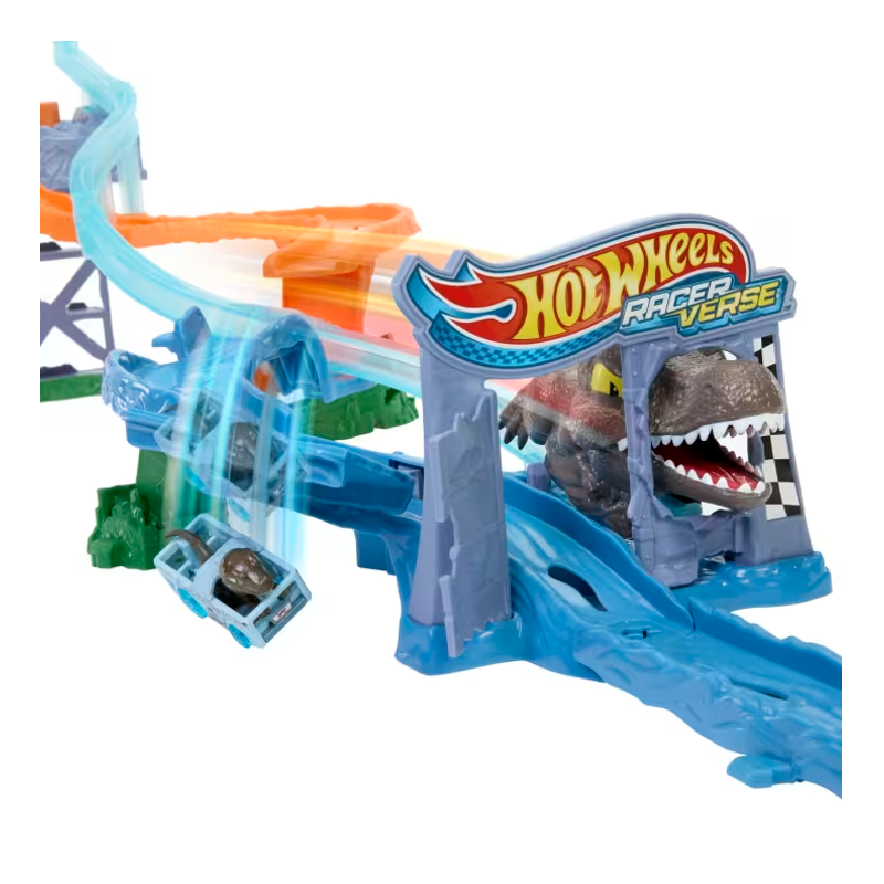 Hot Wheels Racerverse Pista Jurassic Word - Mattel