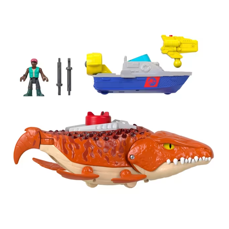 Imaginext Jurassic World Mosasaurus Caça e Morde - Mattel