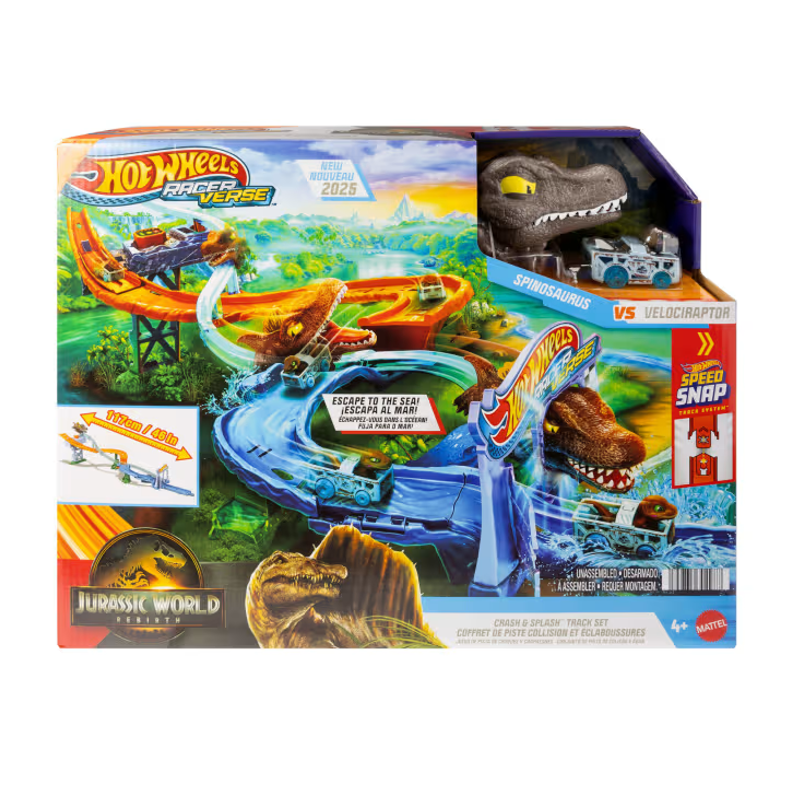Hot Wheels Racerverse Pista Jurassic Word - Mattel