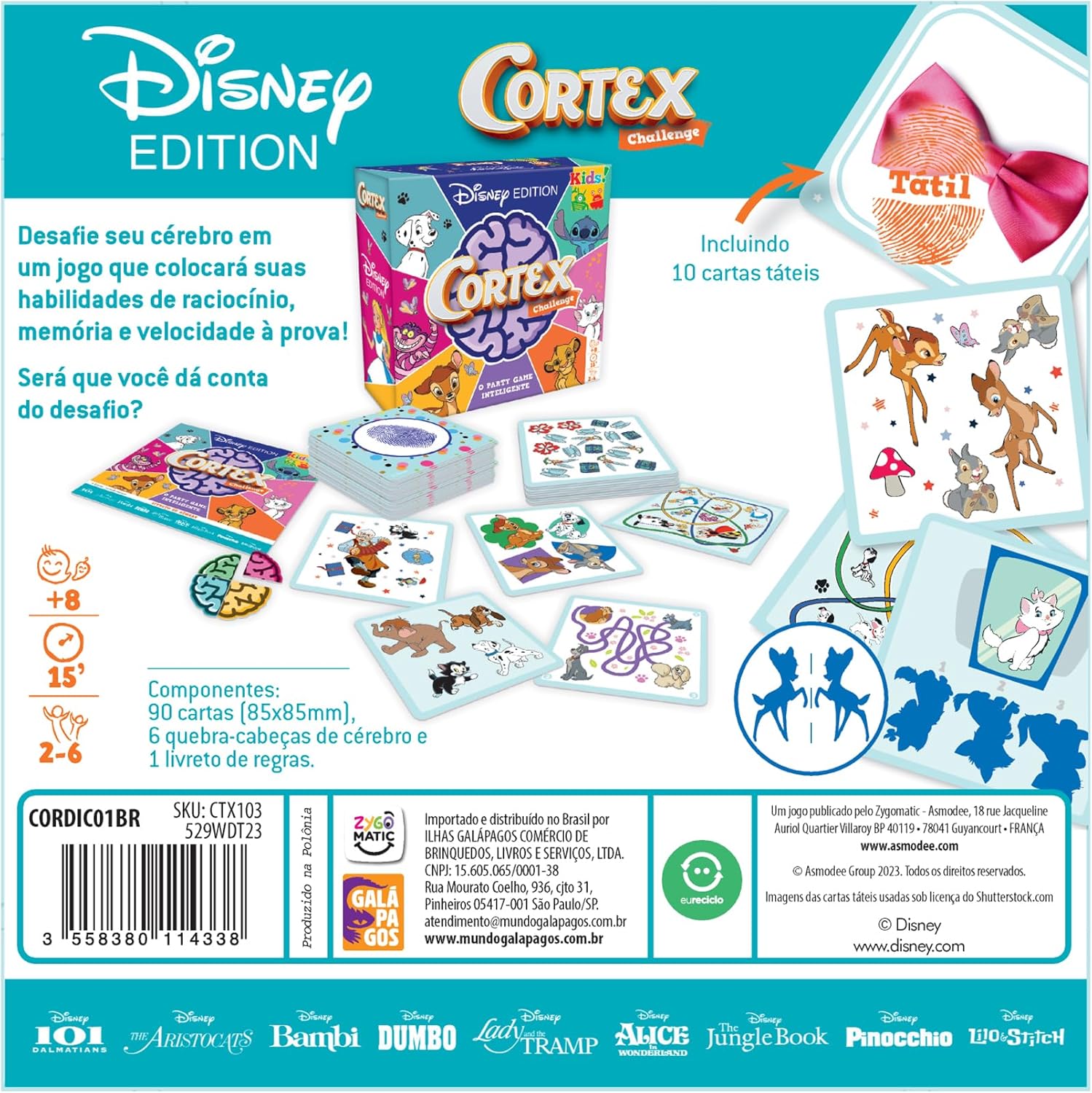 Jogo Cortex Disney Edition - Galápagos