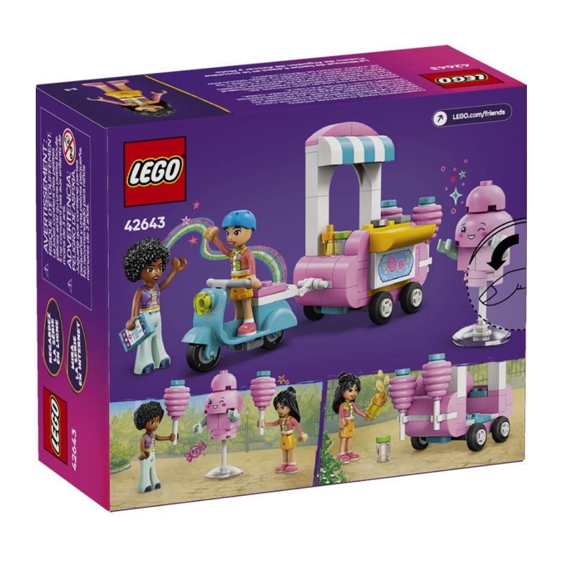 Lego Friends Barraca de Algodão Doce e Motocicleta 42643