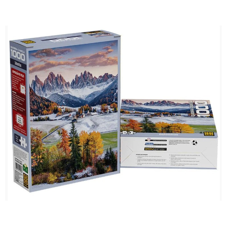 Quebra Cabeça 1000 Peças Dolomitas - Grow