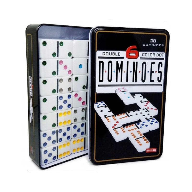 Jogo de Dominó com 6 Cores - Shiny Toys