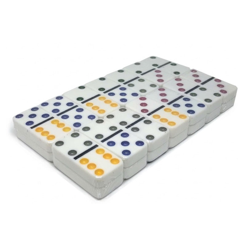 Jogo de Dominó com 6 Cores - Shiny Toys