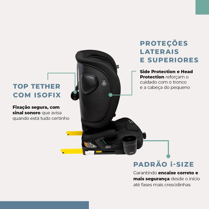 Cadeirinha Para Auto Domus i-Size Preto - Infanti