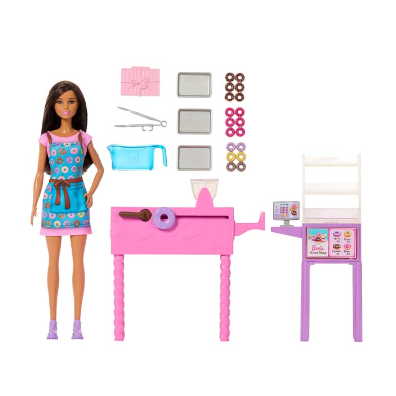 Barbie Profissões Loja de Donuts - Mattel