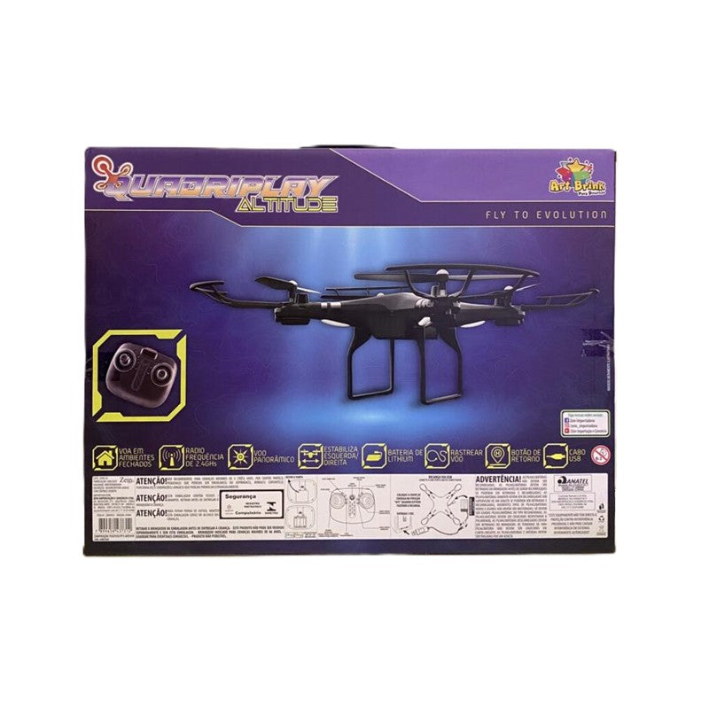 Drone Quadricóptero Fly To Evolution c/ Controle - Zein