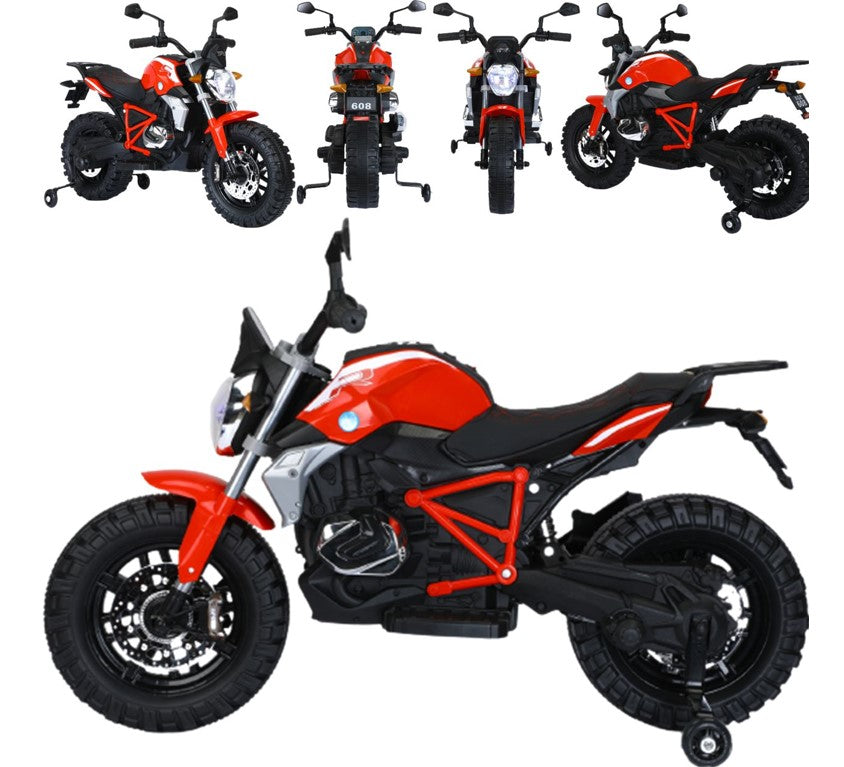 Moto Elétrica Infantil Ducati Monster 12V Vermelha