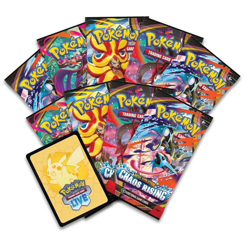 Pokémon Chaos Rising Elite Trainer Box Inglês - Galápagos